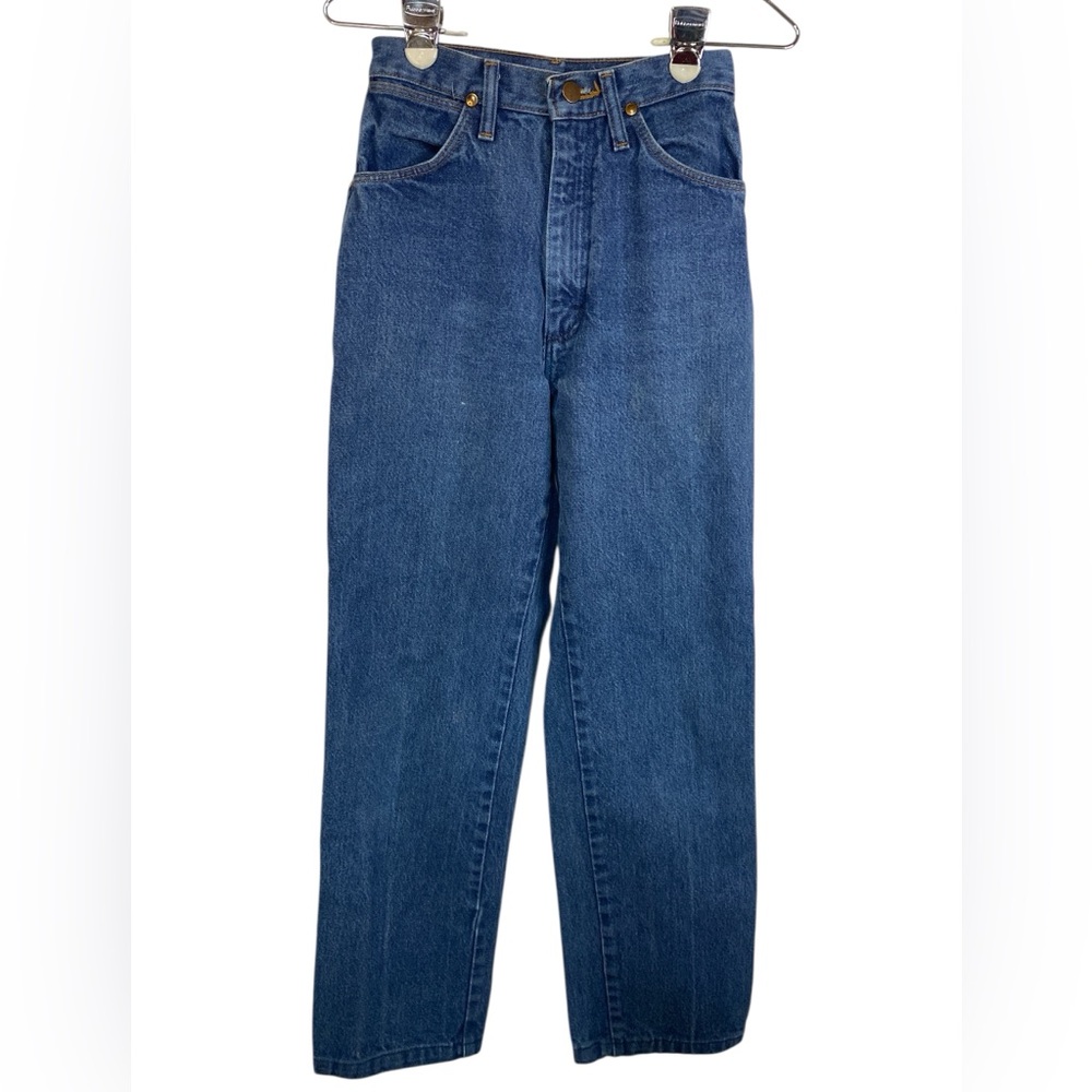 Wrangler Classic Blue Denim Jeans Women’s Size 1 / 2 x 34 - Picture 1 of 3
